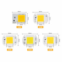 Load image into Gallery viewer, 6Pcs Cob Led Lamp Chip 110V 220V High Power 10W 20W 30W 50W 100W 120W Input Smart IC No Driver LED Bulb Flood Light Spotlight