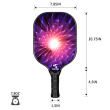 Load image into Gallery viewer, 20PCS OSHER Pickleball Paddle Graphite Pickleball Racket Honeycomb Composite Core Pickleball Paddle Set Ultra Cushion Grip Low Profile Edge Bundle Graphite
