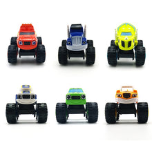 Load image into Gallery viewer, 6pcs/Set Blazed Machines Car Toys Russian Miracle Crusher Truck Vehicles Figure Blazed Toys For Children Kids Birthday Gifts