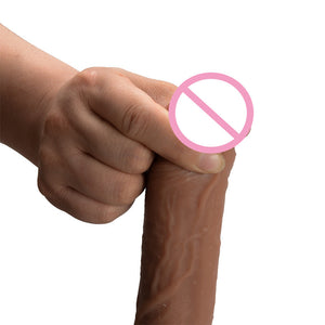 7/8 Inch Huge Realistic soft Dildo Silicone Penis Dong with Suction Cup for Women Masturbation Lesbain Anal Sex Toys for Adults