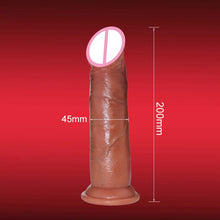 Load image into Gallery viewer, 7.8inch Dildo Realistic Sliding Foreskin dildosex toy Soft Dildos Suction Cup Penis Realist Dildo Sex Toy for Woman dildio Toys