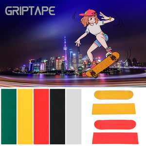 84*23cm Skateboard 4 Wheel Sandpaper Griptape Wear-Resistant Thickening Large Deck Sandpaper Griptape For Skateboarding