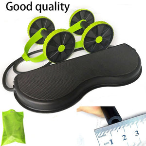 AB Wheels Roller Stretch Elastic Abdominal Resistance Pull Rope Tool AB roller for Abdominal muscle trainer exercise