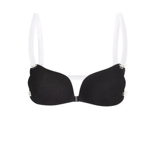 ABCDEF Cup Silicone Bra Push Up Bra Backless Magic Bra Fly Bras Sexy Female Invisible Bra BH  with Transparent Straps Big Size