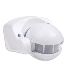 Load image into Gallery viewer, AC 220V-240V 110V 180 Degree Outdoor IP44 Security PIR Infrared Motion Sensor Detector Movement Switch Max 12m 50Hz 3-2000LUX