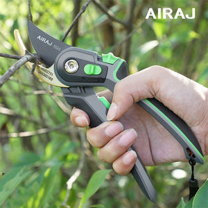 AIRAJ Pruning Shears Set Cutting 28mm Gardening Branches and Flowers Multifunctional Pruning Tool with Folding Saw and Gloves