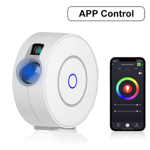 APP Control Galaxy Starry Projector Laser Water Waving Led Sky Night Lights Static or Moving Colorful Nebula Cloud Night Lamp