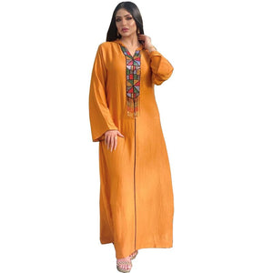 Abaya Dubai Turkey Islam Muslim Arabic Long Hijab Dress Kaftan Robe Musulmane Djellaba Femme Abayas For Women Caftan Marocain