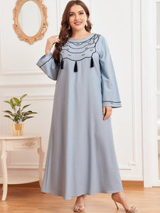 Abaya  Musulman Dubai Turkey Muslim Fashion Hijab Long Dress Islamic Caftan Marocain African Dresses For Women Vestidos Robe