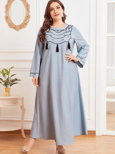 Abaya  Musulman Dubai Turkey Muslim Fashion Hijab Long Dress Islamic Caftan Marocain African Dresses For Women Vestidos Robe