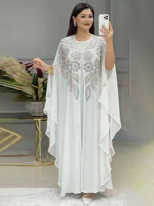 Abayas For Women Dubai Luxury 2022 Chiffon Boubou Muslim Fashion Dress Caftan Marocain Wedding Party Occasions Djellaba Femme