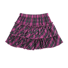 Load image into Gallery viewer, Academy Pink Short Skirt Summer Youth Girl Cute Style High Waist Slim Japanese Lolita Lace Pleated Skirts Sweet Lady