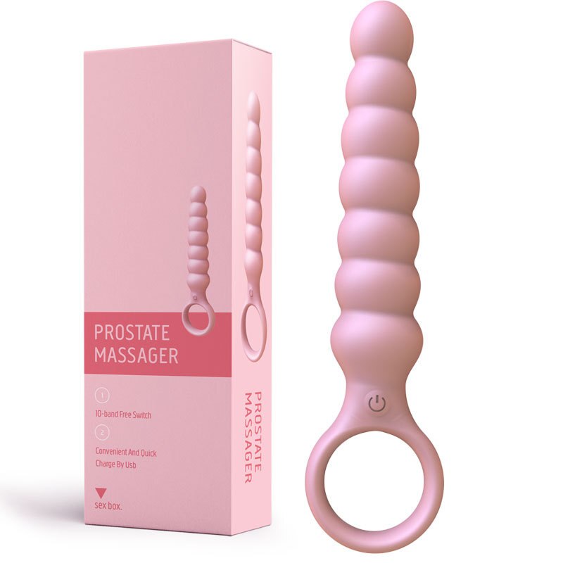 Adult sex products fun toys men's vibration backyard masturbation massager women's anal plug vibration pull ball anal sex toys