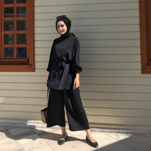 Load image into Gallery viewer, Aid Mubarek Two-pieces Muslim Sets Abaya Turkey Hijab Dress Caftan Kaftans Islam Clothing Abayas For Women Musulman Ensembles