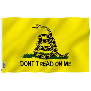 Anley Fly Breeze 3x5 Foot Don't Tread On Me Gadsden Flag - Tea Party Flags Polyester