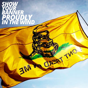Anley Fly Breeze 3x5 Foot Don't Tread On Me Gadsden Flag - Tea Party Flags Polyester