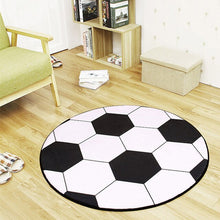 Load image into Gallery viewer, Anti-slip Polyester Ball Round Carpet Computer Chair Pad Football Basketball Living Room Mat Children Bedroom Rugs Bedroom