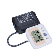 Load image into Gallery viewer, Automatic Digital Upper Arm Blood Pressure Monitor Heart Beat Rate Pulse Meter Tonometer Wrist Sphygmomanometers pulsometer
