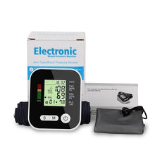 Load image into Gallery viewer, Automatic Digital Wrist Sphygmomanometer Upper Arm Blood Pressure Monitor Heart rate Tonometer Bp Monitors