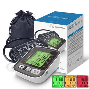 Automatic Digital Wrist Sphygmomanometer Upper Arm Blood Pressure Monitor Heart rate Tonometer Bp Monitors