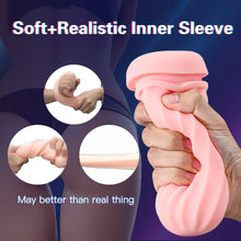 Load image into Gallery viewer, Automatic Male Masturbator Cup Sucking Vibration Blowjob Real Vagina Pocket Pussy Penis Oral Sex Machine Toys For Man Adults 18+