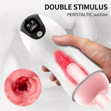 Load image into Gallery viewer, Automatic Male Masturbator Cup Sucking Vibration Blowjob Real Vagina Pocket Pussy Penis Oral Sex Machine Toys For Man Adults 18+