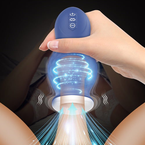 Automatic Sucking Male Masturbator Cup Oral Vaginal Penis Machine Vagina  Vibrator Masturbation Cup Sex Toy for Men Adult Goods
