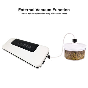 Automatic Vacuum Sealer Packer Vacuum Air Sealing Packing Machine For Food Preservation Dry, Wet, Soft Food with Free 10pcs Bags