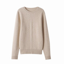 Load image into Gallery viewer, Autumn And Winter New Women&#39;s Slim Fit Casual Round Neck Knitted Wool Sweater Cashmere Sweater Women&#39;s Jumper Long Sleeve Sweate