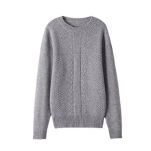 Load image into Gallery viewer, Autumn And Winter New Women&#39;s Slim Fit Casual Round Neck Knitted Wool Sweater Cashmere Sweater Women&#39;s Jumper Long Sleeve Sweate
