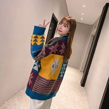Load image into Gallery viewer, Autumn New Cashmere Sweater Coat Women Korean Style Cardigan Women Fashion Spring Sweater Female Long Cardigans Knitting Outfit