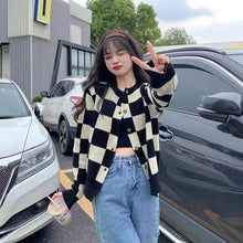 Load image into Gallery viewer, Autumn New Cashmere Sweater Coat Women Korean Style Cardigan Women Fashion Spring Sweater Female Long Cardigans Knitting Outfit