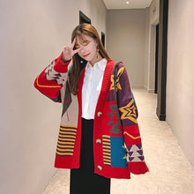 Load image into Gallery viewer, Autumn New Cashmere Sweater Coat Women Korean Style Cardigan Women Fashion Spring Sweater Female Long Cardigans Knitting Outfit