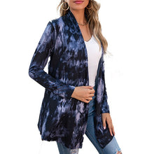 Load image into Gallery viewer, Autumn Spring 2021 New Women Cardigan Coats Open Front Tie Dye Loose Slim  Cover Ups Casual Jackets Female Streetwear