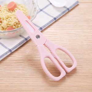 Baby food supplement scissors household baby food supplement tool portable kitchen vegetable deli ceramic shears
