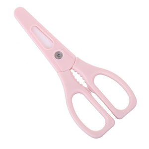 Baby food supplement scissors household baby food supplement tool portable kitchen vegetable deli ceramic shears