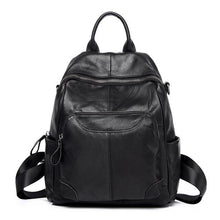 Load image into Gallery viewer, Backpack 2022 New leather Handbags Famous Brand Fashion Retro Cowhide ladies Backpack wild fashion travel bag shoulder bag