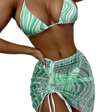 Load image into Gallery viewer, Beachwear 3 Pcs/Set Popular Strap Summer Women Swimwear Three-piece Women Swimwear Soft   for Beach