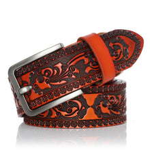 Load image into Gallery viewer, Belts For Men High Quality Cow Genuine Leather Designer Belt Male Fashion Classic Vintage Pin Buckle Strap For Cowboy Jeans