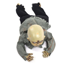 Load image into Gallery viewer, Best Animated Crawling Baby Zombie Scary Ghost Babies Doll Haunted Halloween Decor Props Supplies