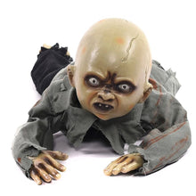 Load image into Gallery viewer, Best Animated Crawling Baby Zombie Scary Ghost Babies Doll Haunted Halloween Decor Props Supplies