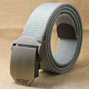 Best YBT Unisex tactical belt Top quality 4 mm thick 3.8 cm wide casual canvas belt Outdoor Alloy Automatic buckle men Belt