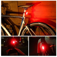 Load image into Gallery viewer, Bicycle Rear Light USB Rechargeable IPX8 Waterproof Bike Light  For MTB Helmet Pack Bag Tail Light 5 Models Cycling Taillight