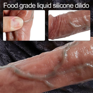 Big strap on dildo realistic penis with suction cup soft skin feels dildos sex toys for women no vibrator female masturbation