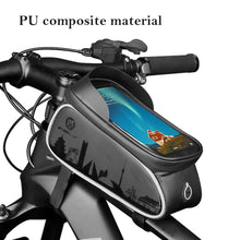 Load image into Gallery viewer, Bike Bag Front Phone Bicycle Bag For Bicycle Tube Waterproof Touch Screen Saddle Package For 5.8 /6 Bike Accessories