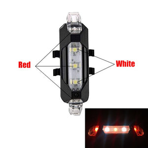 Bike Bicycle light Rechargeable LED Taillight USB Rear Tail Safety Warning Cycling light Portable Flash Light Super Bright