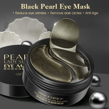Load image into Gallery viewer, Black Pearl Collagen Mask Natural Moisturizing Gel Eye patches Remove Dark Circles Anti Age Bag Eye Wrinkle 60 Piece Skin Care