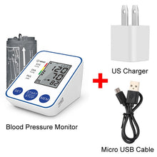 Load image into Gallery viewer, Blood Pressure Monitor Upper Arm Automatic Digital Blood Pressure Monitor Cuff Home BP Sphygmomanometers with Large LCD Display