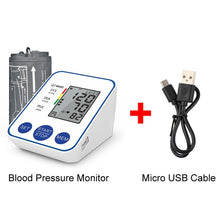 Load image into Gallery viewer, Blood Pressure Monitor Upper Arm Automatic Digital Blood Pressure Monitor Cuff Home BP Sphygmomanometers with Large LCD Display