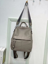 Load image into Gallery viewer, Blue Large Capacity Women Backpack Natural Genuine Leather Ruckrask Fish Zipper Design Teenager Girl Rucksack Vintage School Bag